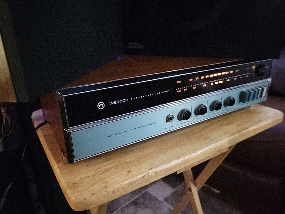 Vintage Webcor AM / FM Solid State Stereophonic Multiplex Receiver Model #WFX151