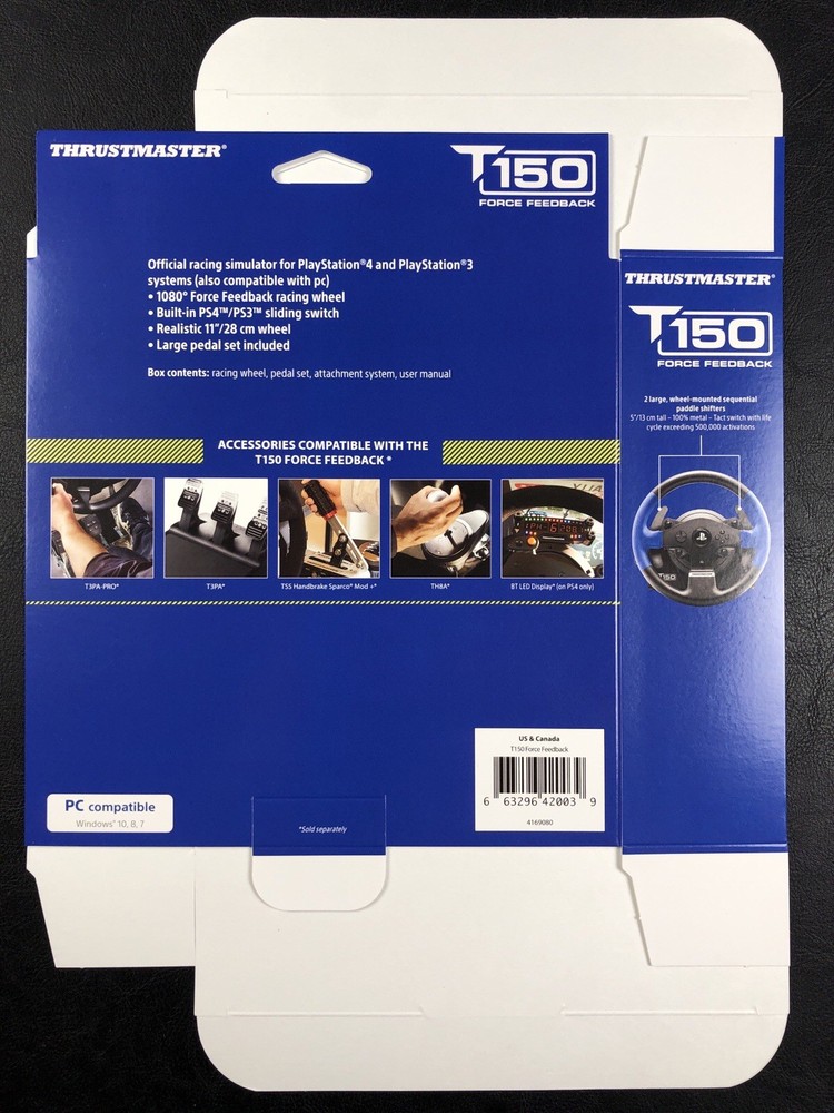 Thrustmaster PlayStation Xbox Wheel & Sticks - Store Use Display Boxes Only