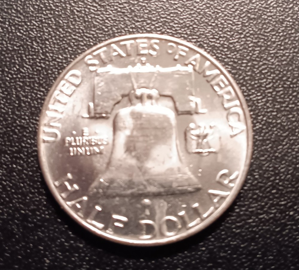 1958 D Franklin Half Dollar BU
