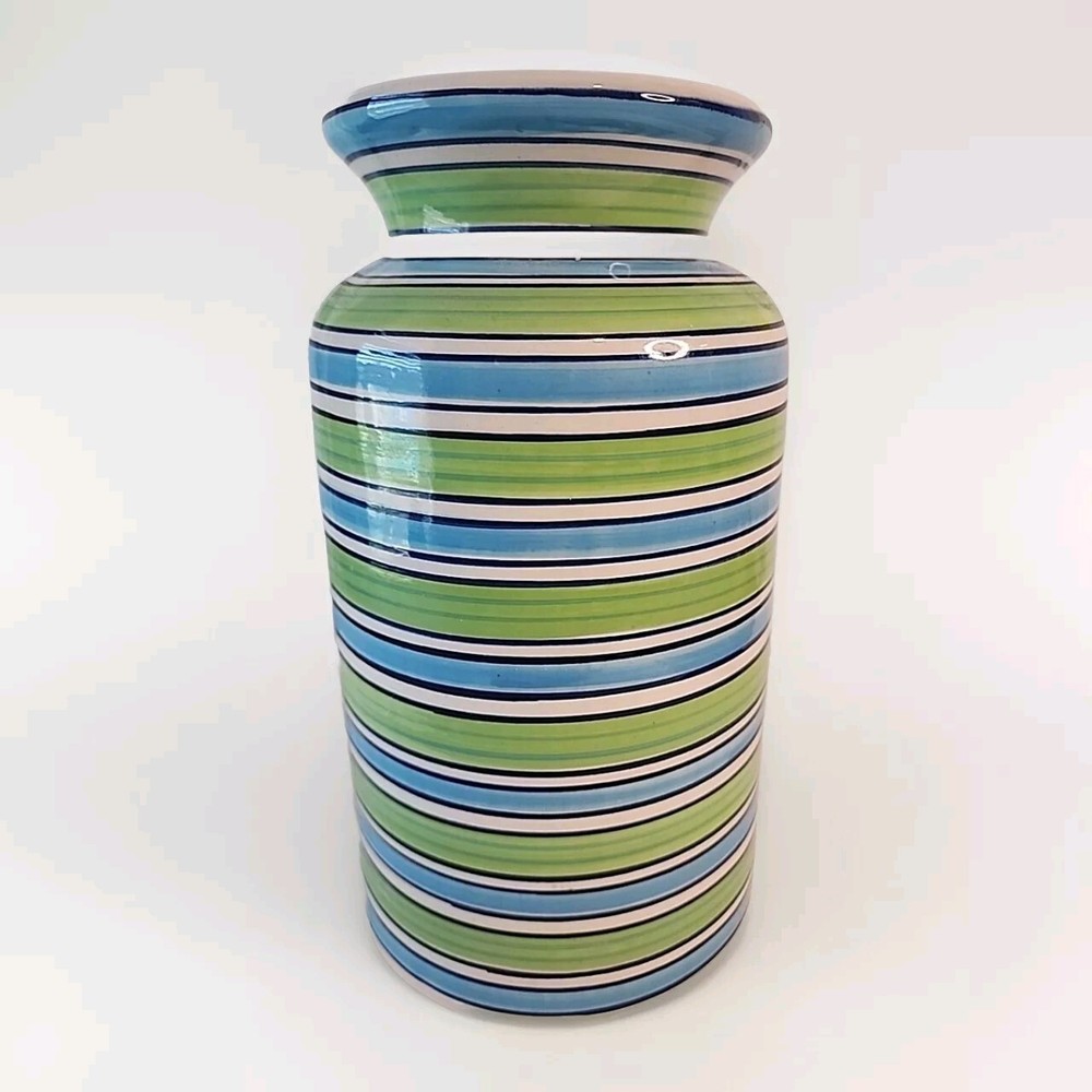 Artisan Hand Painted Ceramic Vase