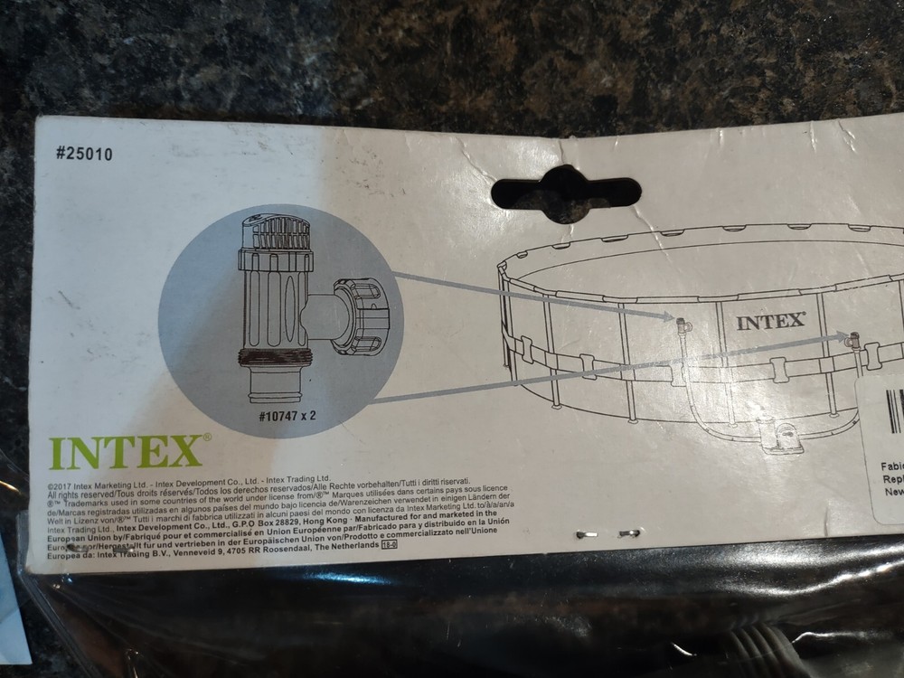 Intex 25010 Above Ground Plunger Valves - 2 Pack