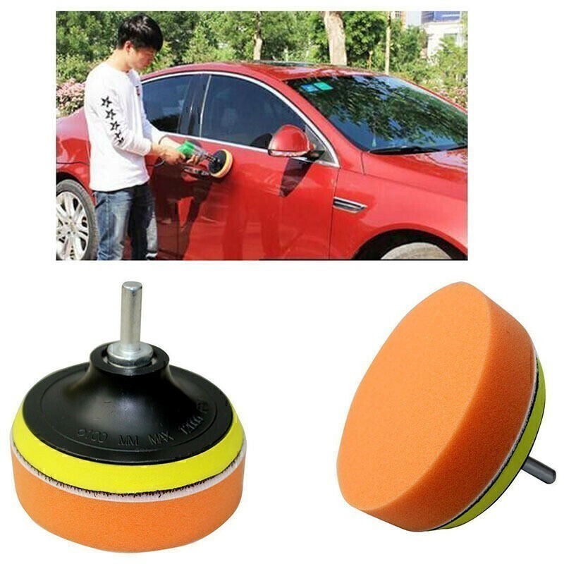 Sponge Buffing Pads w/ M10 Thread Drill Adapter for Car Buffer Polisher Sanding