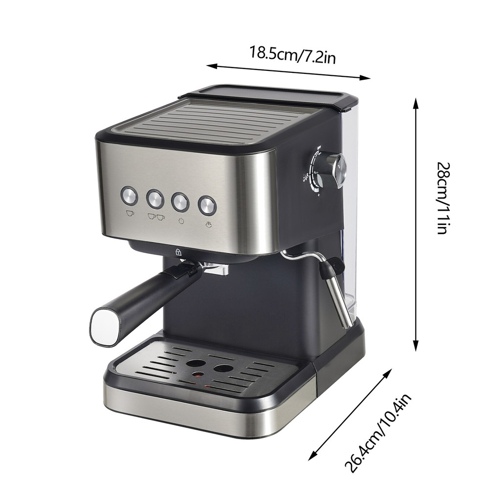 Spoon&Tamper Small Drip Coffee Machine,1.5L Semi-automatic Coffee Machine