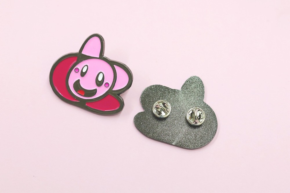 Kirby & Waddle Dee Custom Enamel Pins Nintendo