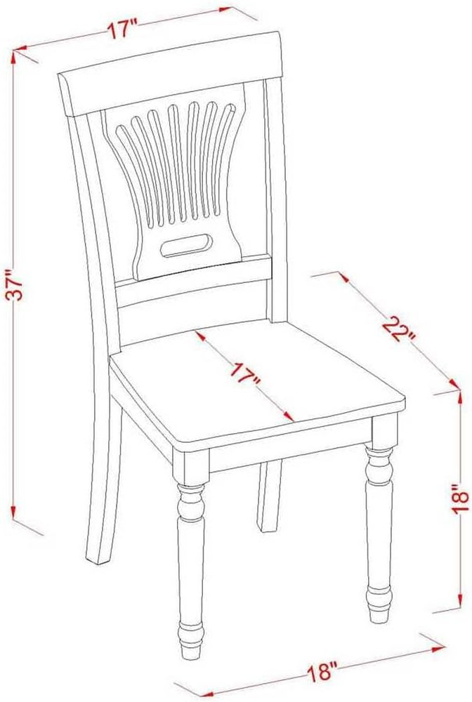 Compact 3-Piece Black & Cherry Dining Set for Small Spaces - Round Table & Chair