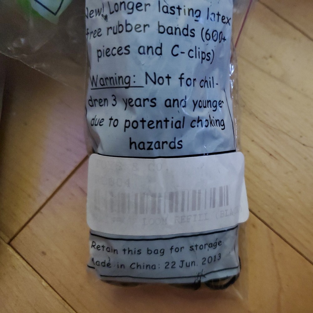 Multi Color Rainbow Loom Rubber Bands (NO LOOM)