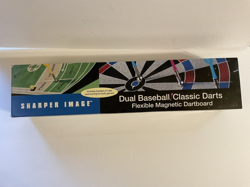 SHARPER IMAGE DUAL BASEBALL AND CLASSIC MAGNETIC DARTS