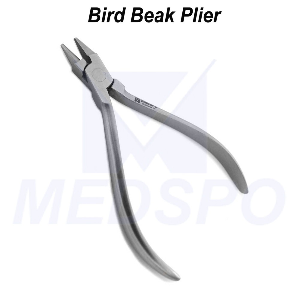 Dental Bird Beak Plier Orthodontic Loop Forming Wire Bending Angular Pliers CE