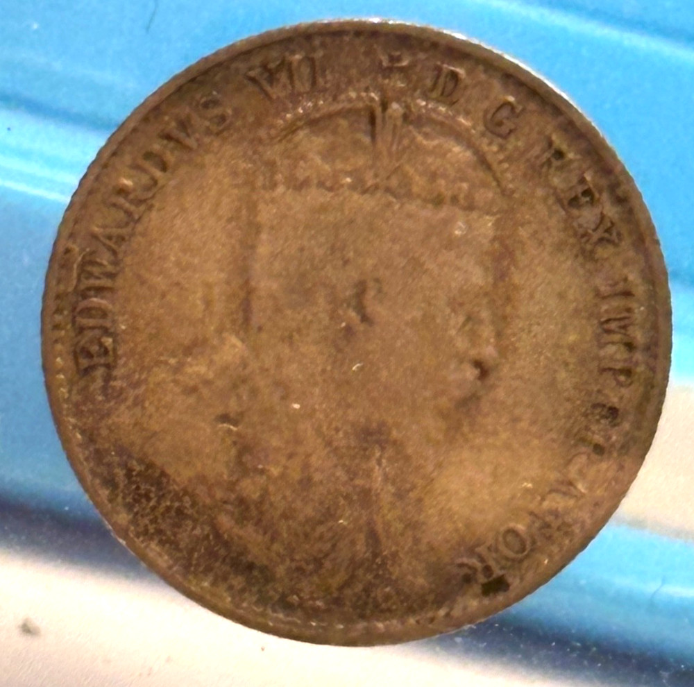 1907 Canada 5 Cents Silver King George V