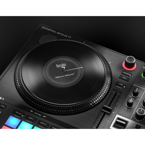 Hercules DJControl Inpulse T7 2-Deck Motorized DJ Controller Black
