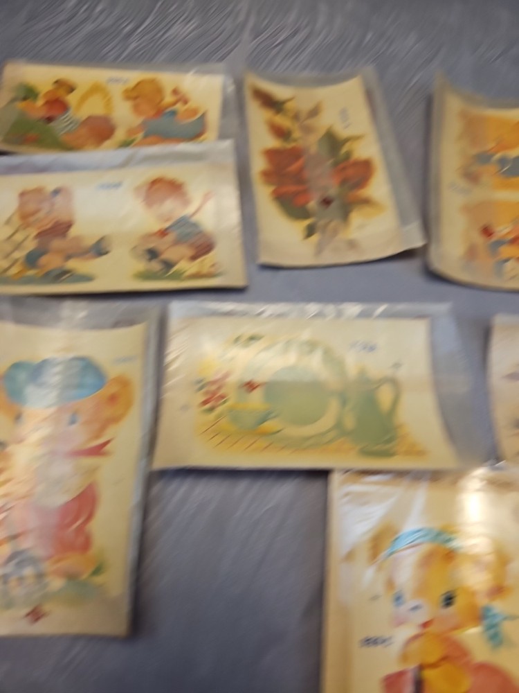 9 vtg duro Decorative Transfers #11