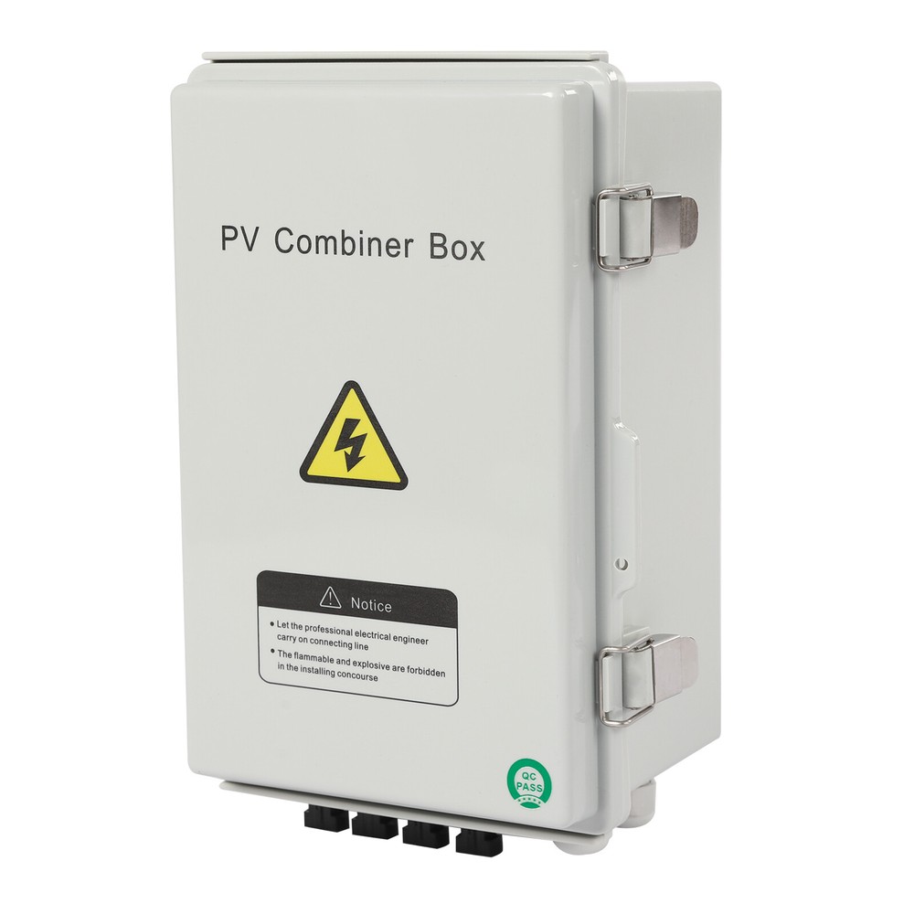 4String Solar PV Combiner Box 63A Circuit Breaker Solar Panel System Waterproof