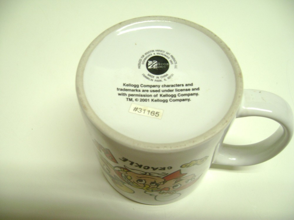 Kellogg's Breakfast Characters SNAP CRACKLE+POP Ceramic Cup, Color on White