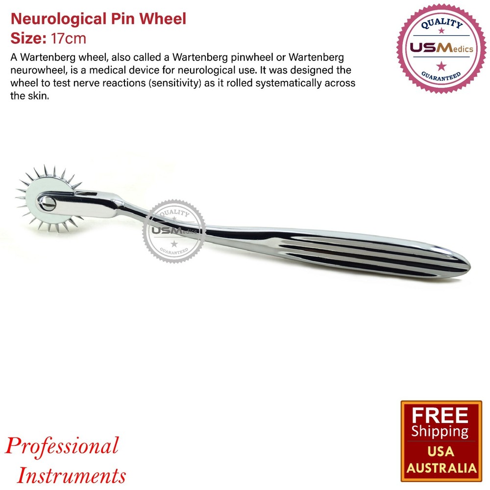 Medical Diagnostic Neurological Wartenberg Pinwheel Reflex Roller