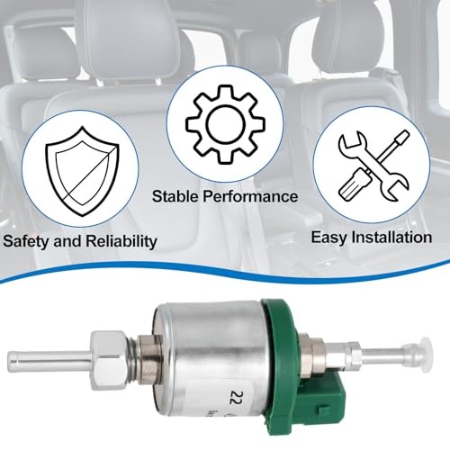 Diesel Oil Fuel Pump Kit, Low Noise Air Heater Electric Fuel Pump for 12V/24V