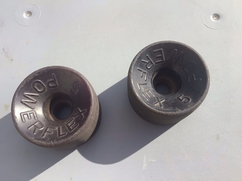 ( 2 ) - VINTAGE - POWERFLEX 5 - SKATEBOARD WHEELS
