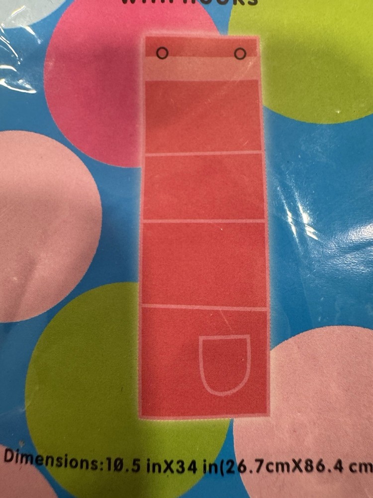 Pink Hanging Pocket Storeage