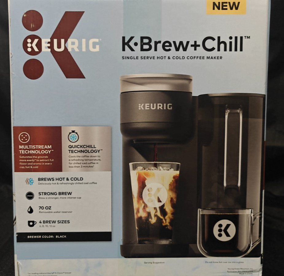Keurig Brew & Chill 10-Cup Programmable Coffeemaker K87 Black