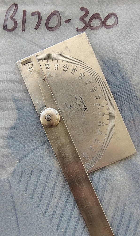 🔨GENERAL NO 17 PROTRACTOR MACHINIST/ TOOLMAKER