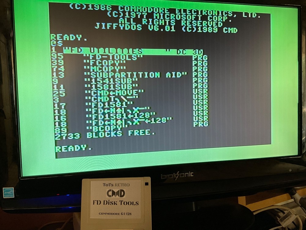 CMD Reproduction FD-4000 Disk Drive For Commodore c64 c128 and more