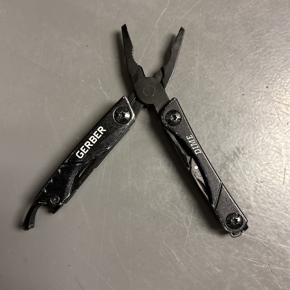Gerber Dime Pocket Knife Keychain Multi-Tool - Black