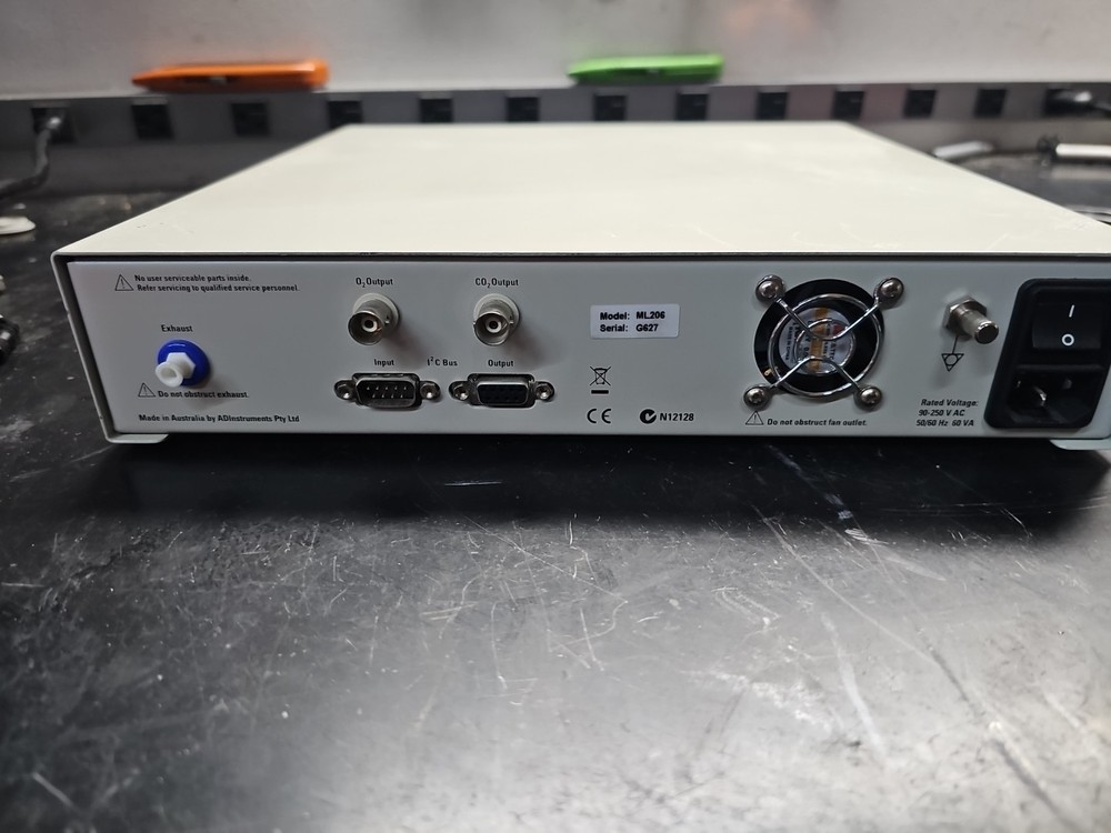AD Instruments Gas Analyzer Ml206