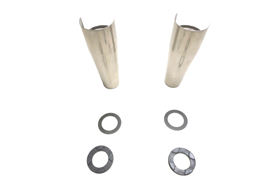 2005 Suzuki Boulevard С50 Front Fork Upper Cover Guard Pair OEM