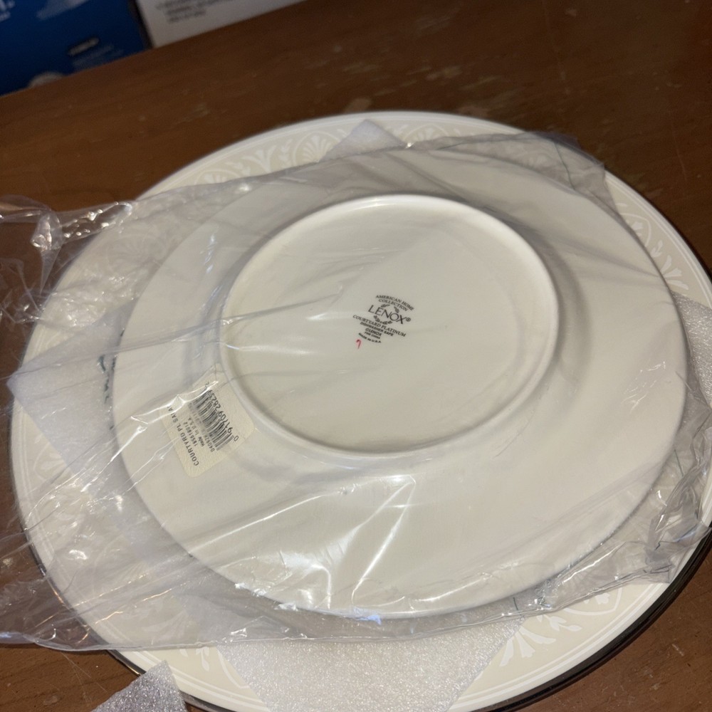 Lenox China Courtyard Platinum 5 Piece DINNER Place Setting - NWT