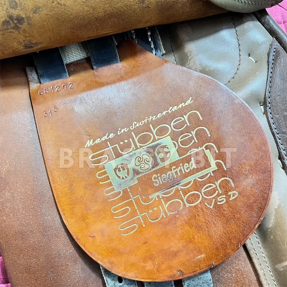 18.5" Stubben Siegfried VSD English Saddle