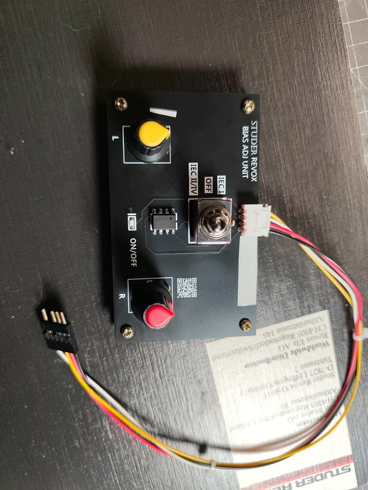 STUDER A721 REVOX B215 BIAS ADJUST UNIT