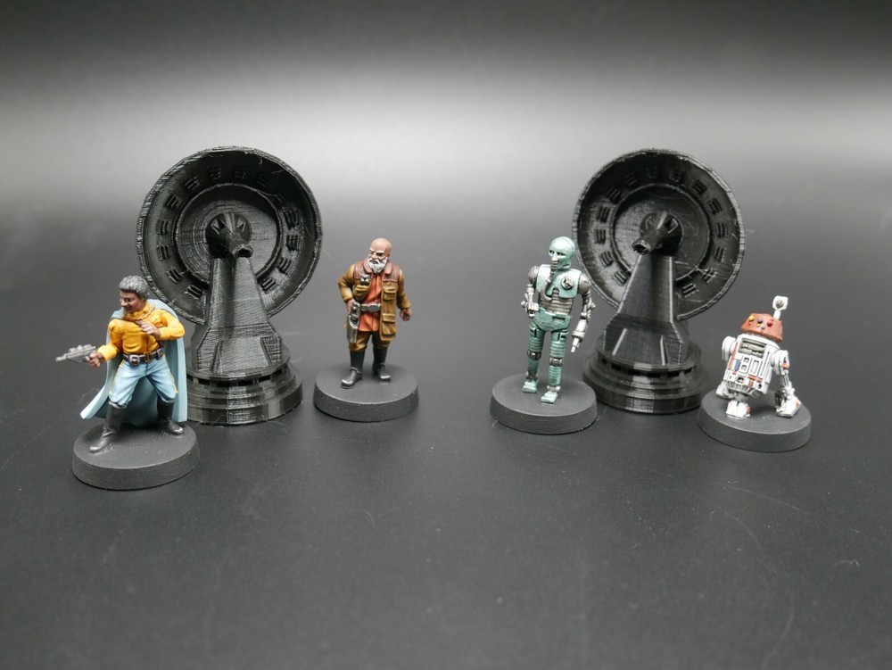 Tabletop Terrain 2 Space Laser Turrets