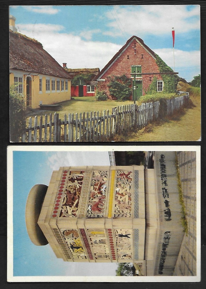 Denmark Tem Older Postcards - as shown kha089