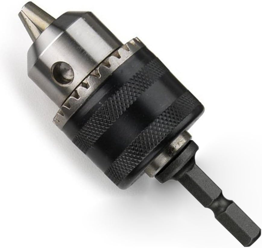Drill Chuck Adapter Converter Quick Change Hex Shank Impact Driver Conversion