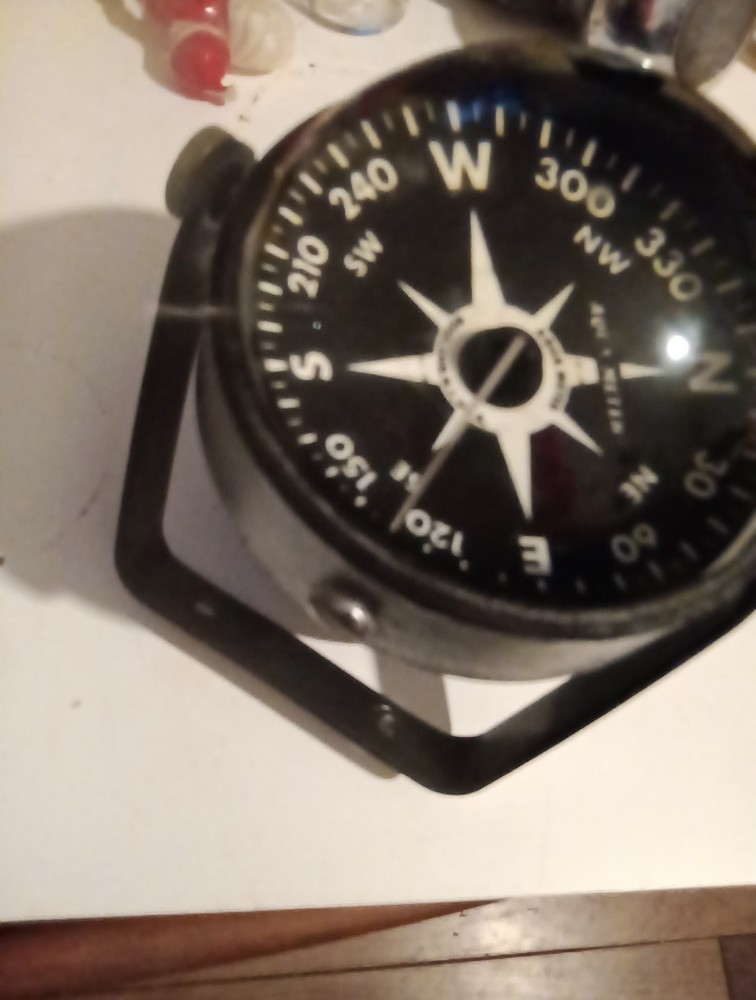 Vintage Aqua Meter Nautical Compass