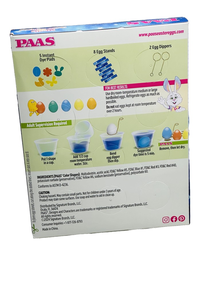 Paas Magical Color Shape Egg Decorating Kit~ Easter