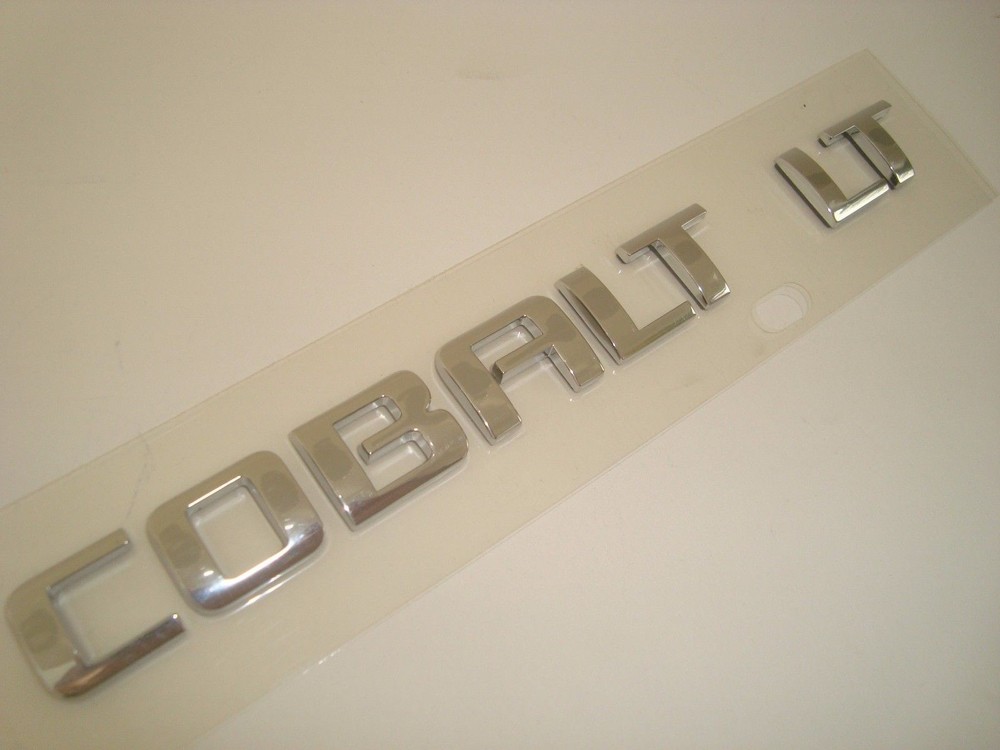 NEW CHROME COBALT LT SCRIPT EMBLEM CHEVROLET SS IMPALA CAPRICE CLASSIC