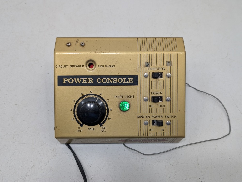 Silvine HO Trains Power Console Vintage Train Model Train Accessory