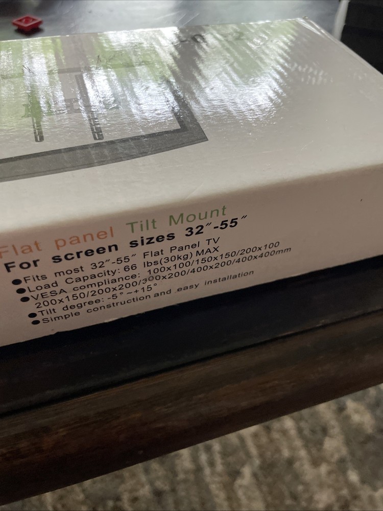 Flat Panel Tilt Mount For Screen Sizes 32”-55”