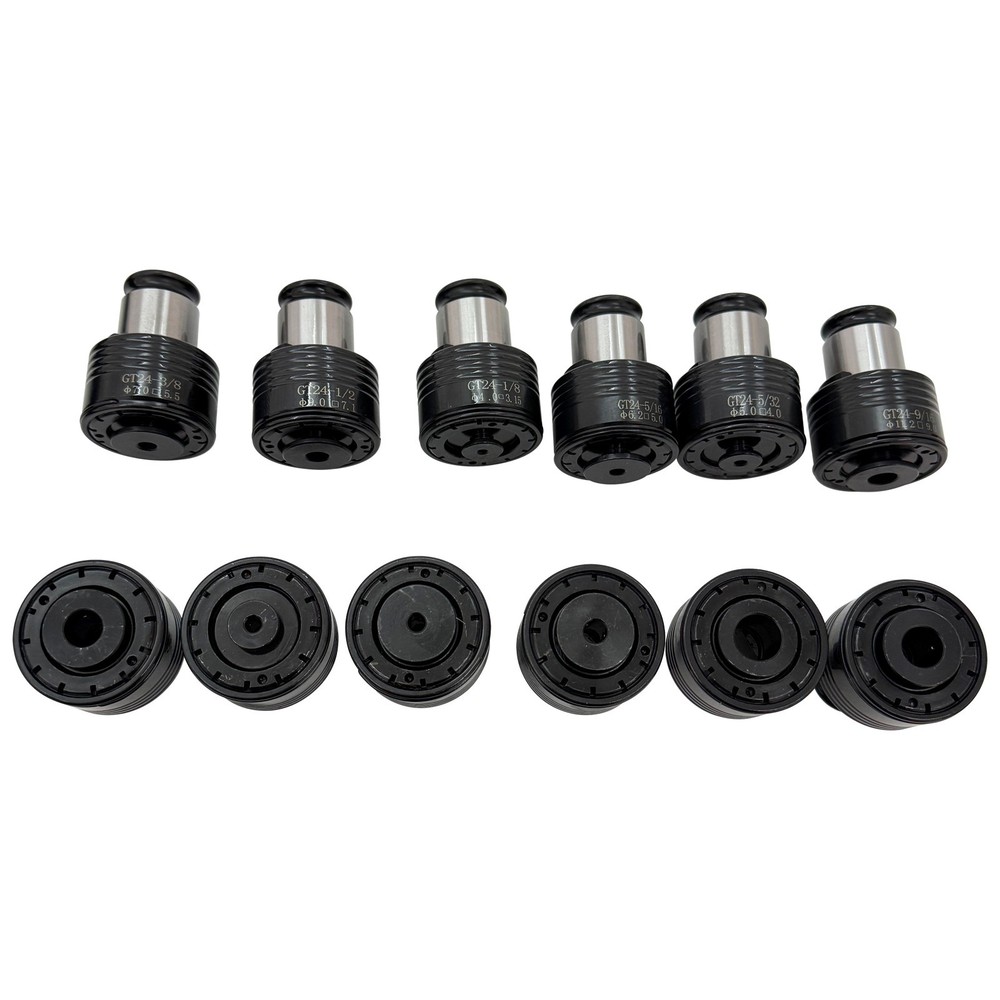 Tapping Machine ANSI Chuck Set 12PCS Quick Change Chuck 1/8"-7/8"