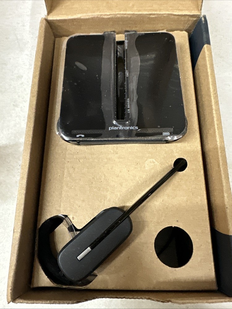 PLANTRONICS Poly CS540 Wireless DECT Headset Black New
