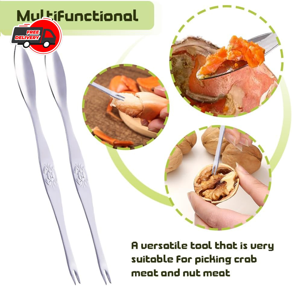 Nut Cracker, Nutcracker, Seafood Tools, Walnut Cracker for All Nuts, Heavy Duty