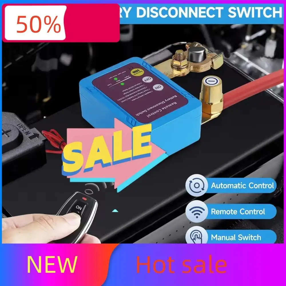 12/24V Remote Battery Disconnect 240A Kill Automatic Power Shut Off With Display