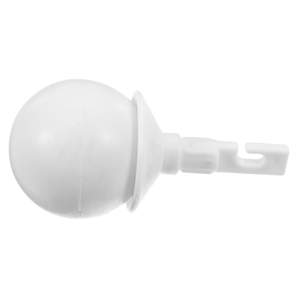 Rolling Hook Type Cane Tip White Plastic for Blind Cane Walking Stick Safety
