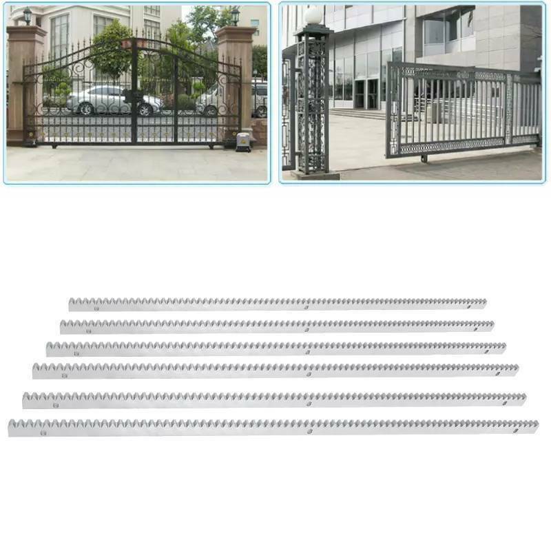 6Pcs Rails Gear Rack Automatic Sliding Gate Opener Operator Rack Sets φ12mm