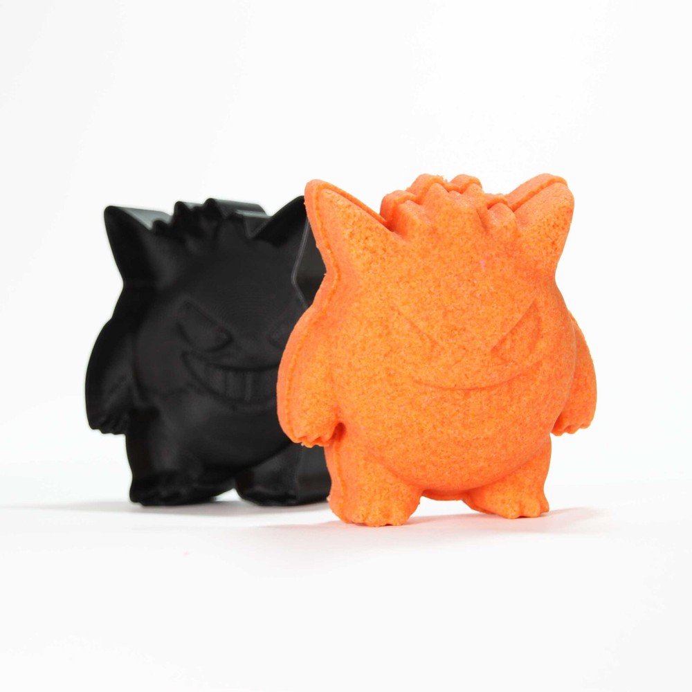Gengar Bath Bomb Mold, DIY original BathBombs Set 3D Printed Kit