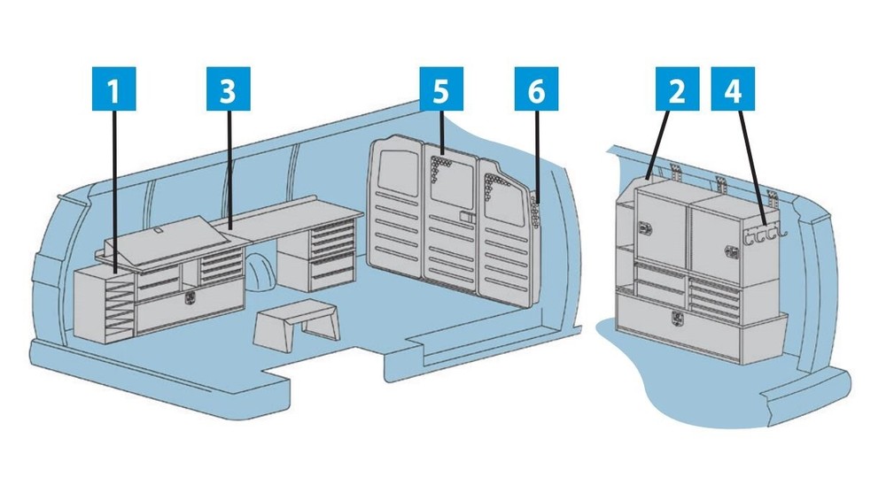Adrian Steel 2255G, Locksmith Starter Package