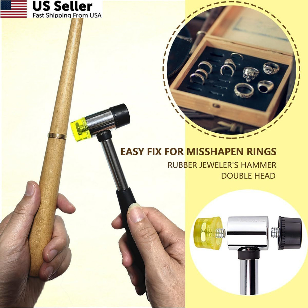 Ring Sizer Measuring Tool Kit Mandrel Sizing Finger COLORFUL