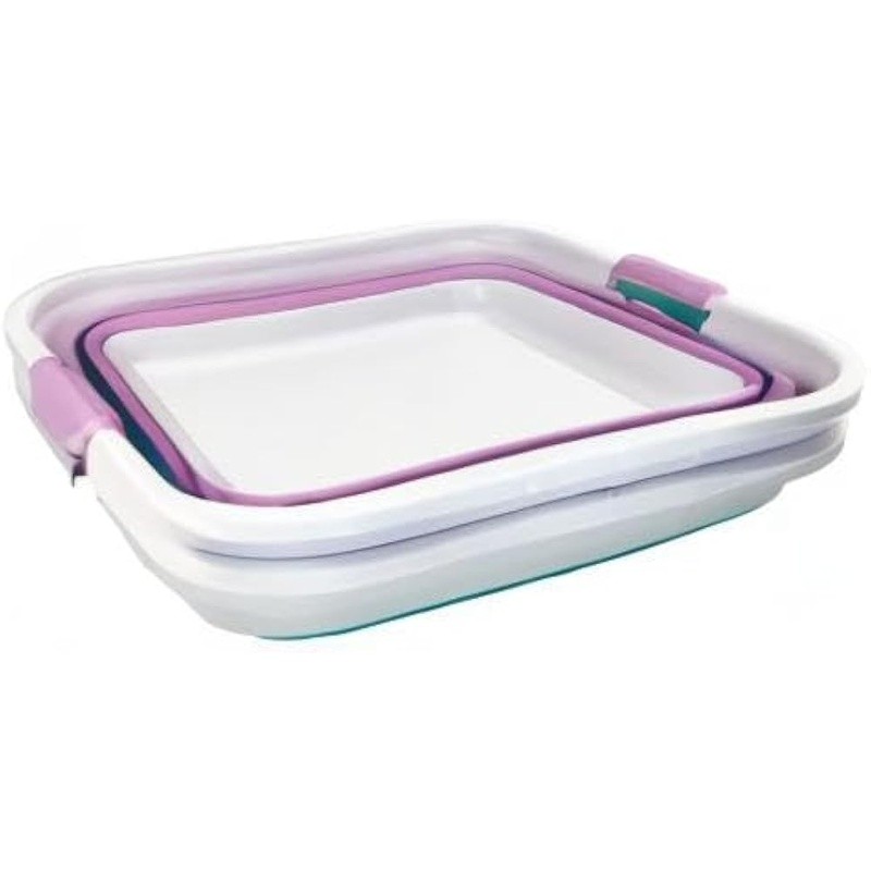 Collapsible Portable Laundry Basket Space Saving Handle TPE PP Storage Container