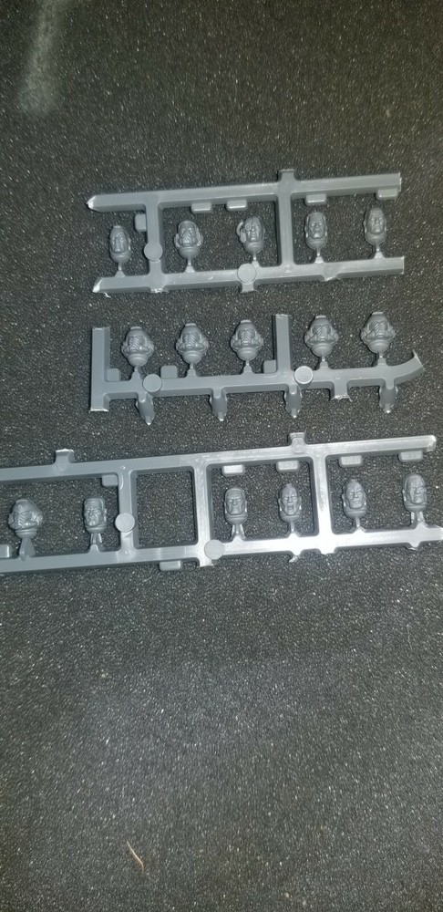 Primaris Space Marine Assault Intercessor head Bits 40k