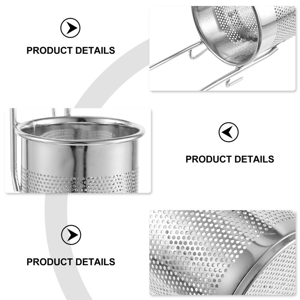 2 Pack Hot Pot Basket Strainer Clip Kitchen with Handle for Boiling